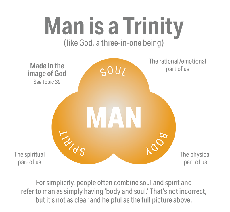 man as trinity graphic